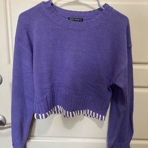 Crop sweater